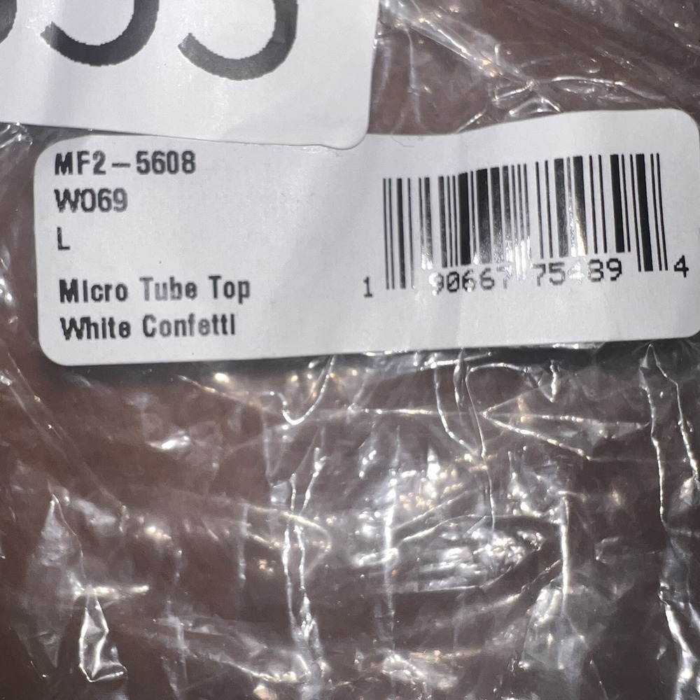 NEW Show Me Your Mumu Micro‎ Tube Top, Silver Confetti Size Large - Picture 10 of 11
